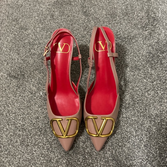 Valentino Women's Slingback Heels - Picture 1 of 5